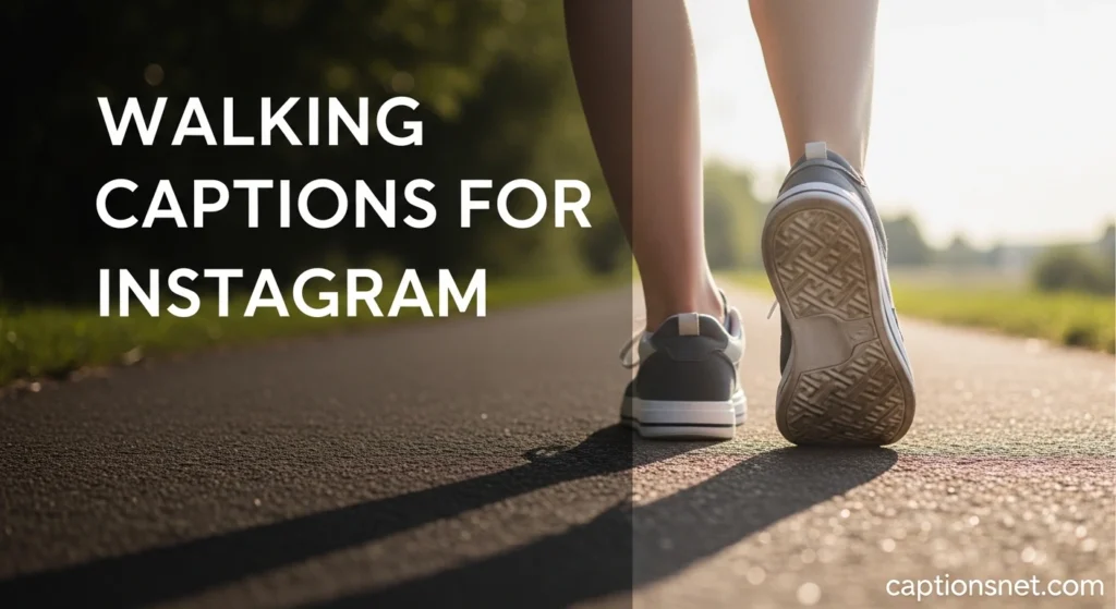 Walking Captions for Instagram