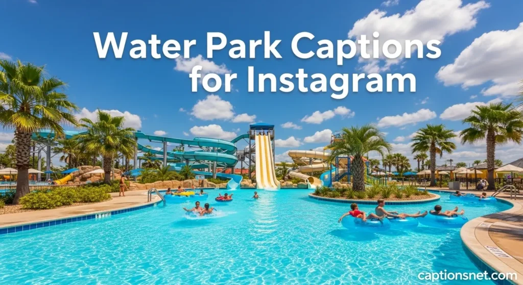 Water Park Captions for Instagram