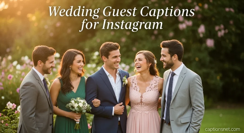 Wedding Guest Captions for Instagram