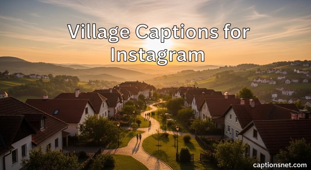 Village Captions for Instagram