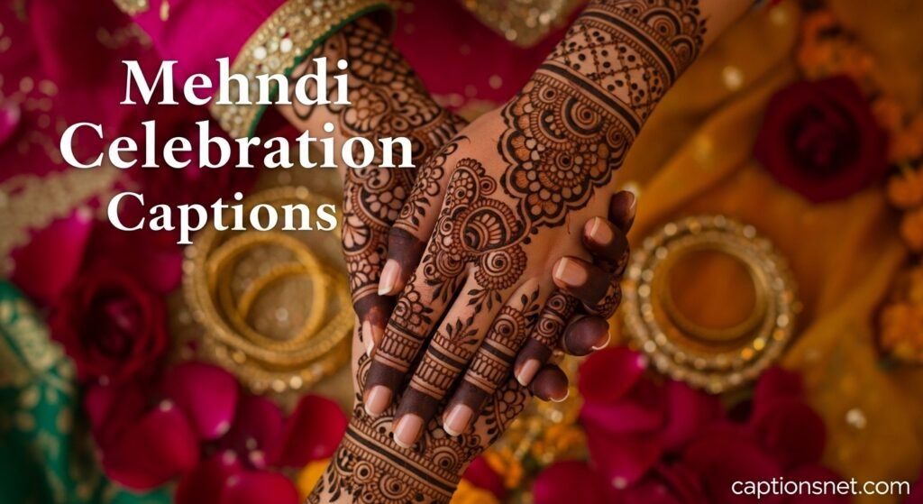 Mehndi Celebration Captions