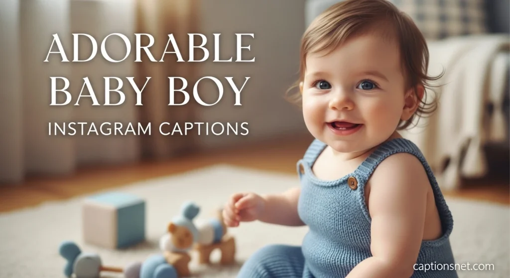 Adorable Baby Boy Instagram Captions