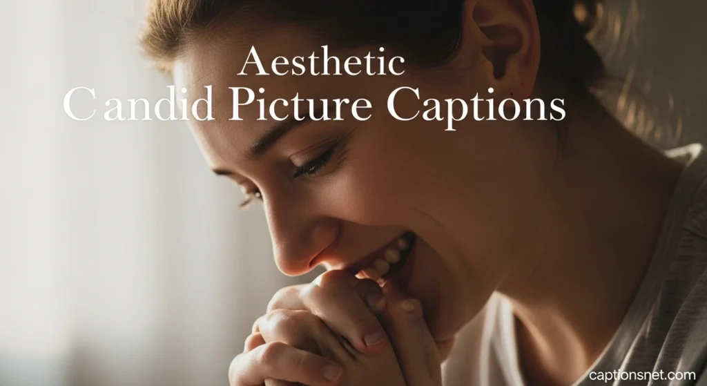 Aesthetic Candid Picture Captions