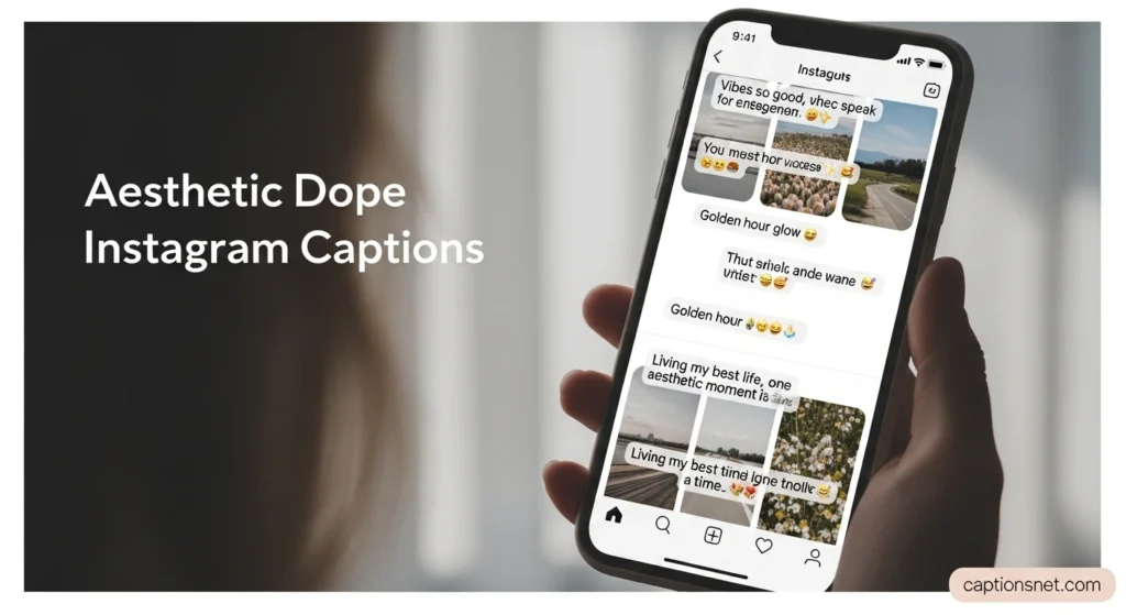 Aesthetic Dope Instagram Captions