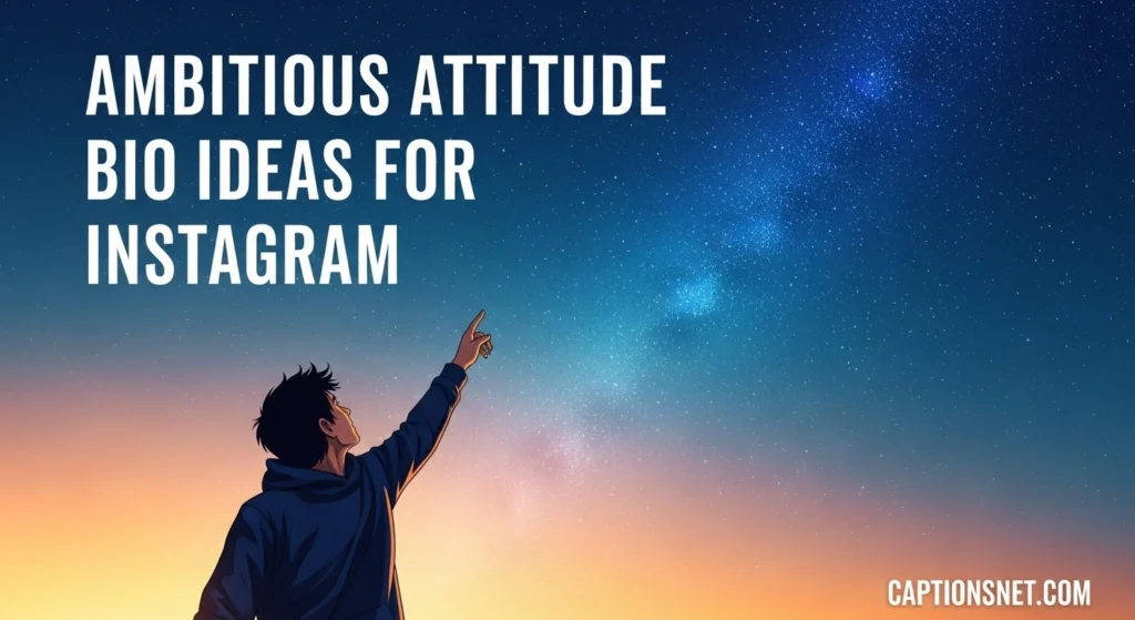 Ambitious Attitude Bio Ideas for Instagram