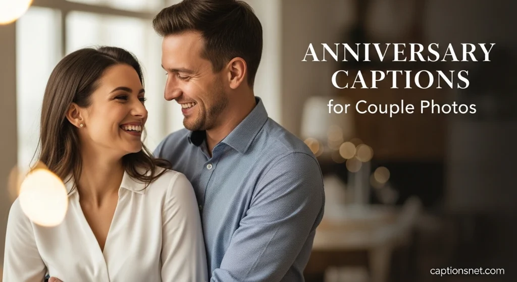 Anniversary Captions for Couple Photos