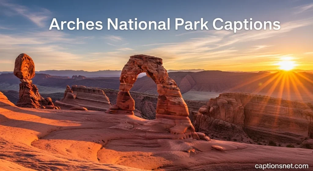 Arches National Park Captions