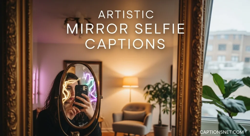 Artistic Mirror Selfie Captions
