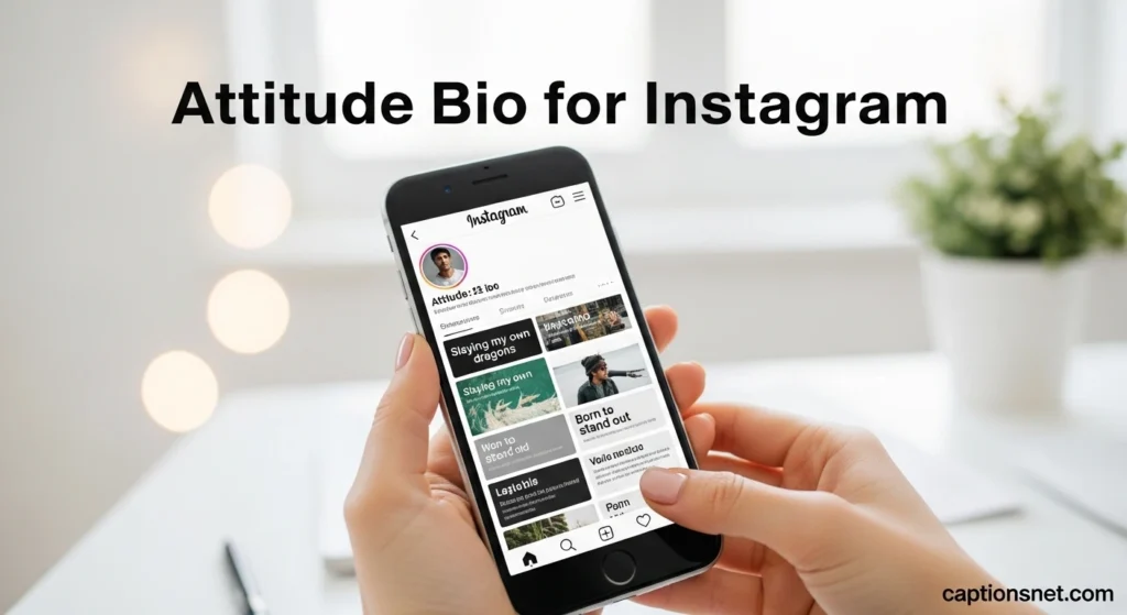 Attitude Bio for Instagram