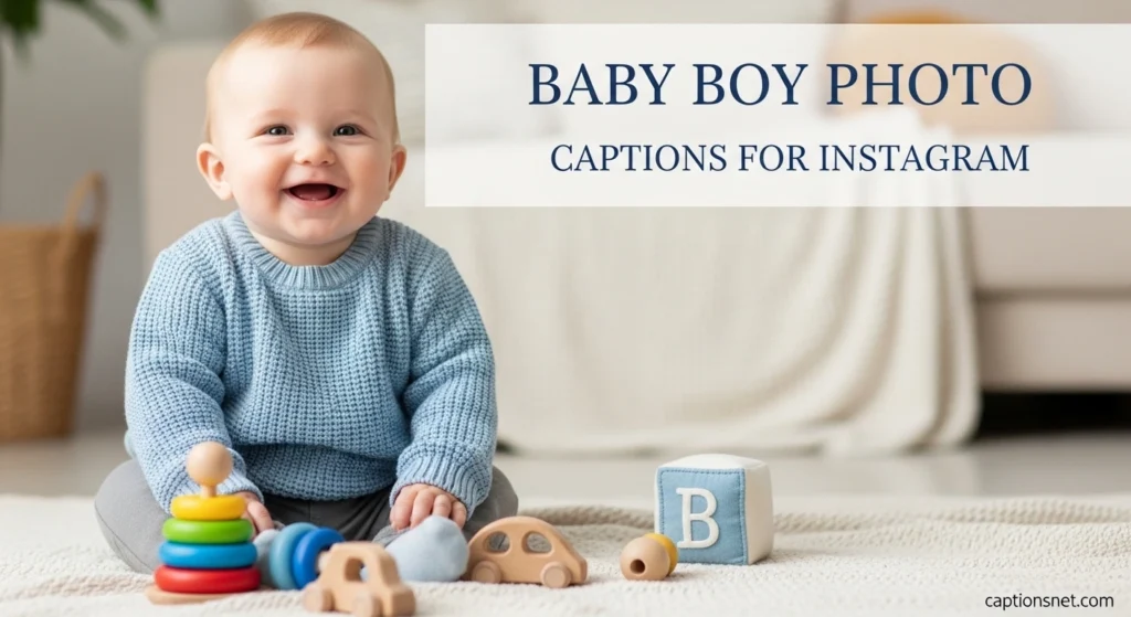 Baby Boy Photo Captions for Instagram