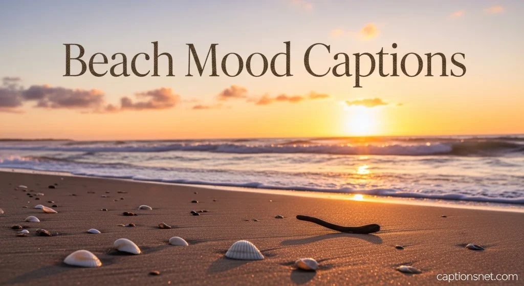 Beach Mood Captions