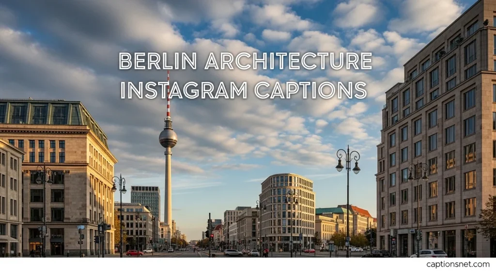 Berlin Architecture Instagram Captions