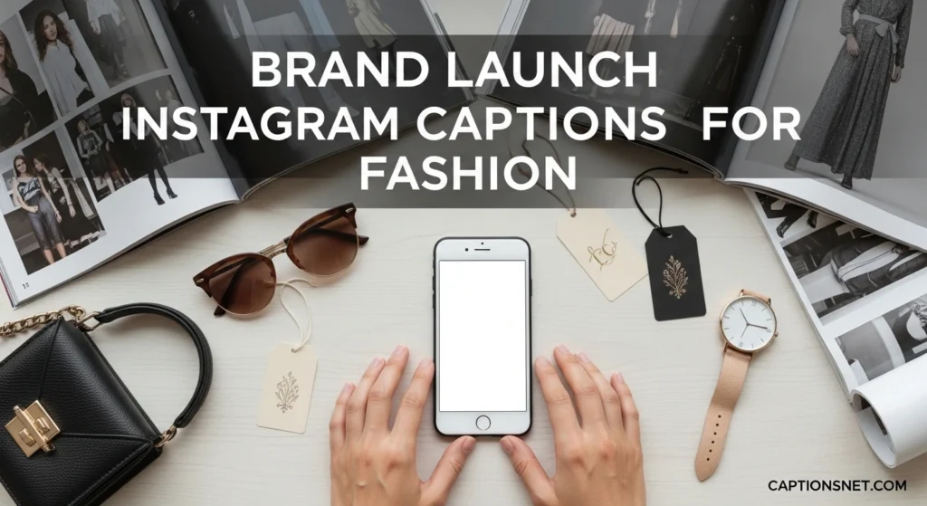 Brand Launch Instagram Captions for Fashion
