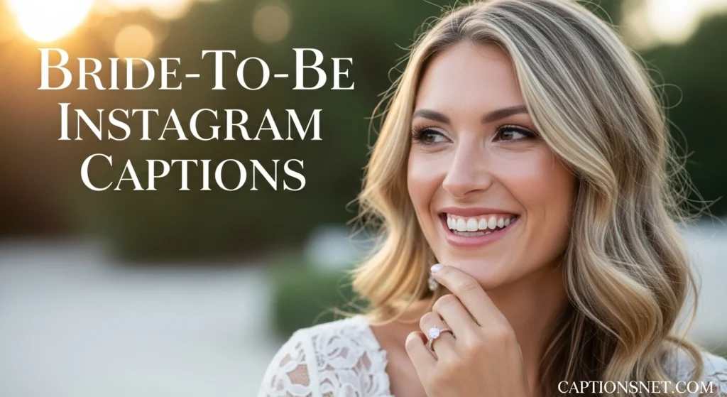 Bride-To-Be Instagram Captions