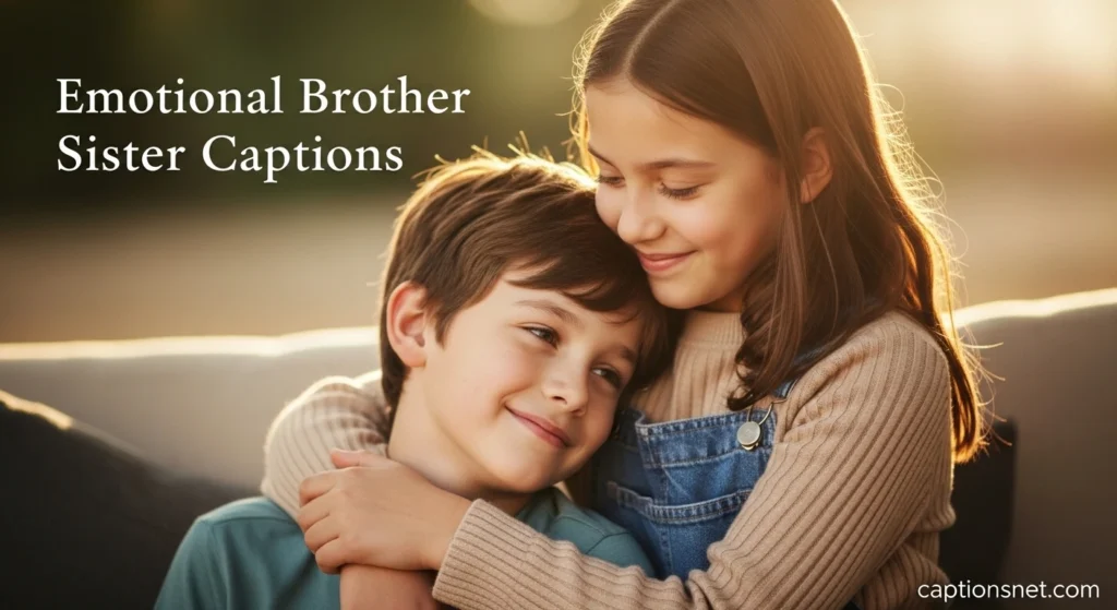 Emotional Brother Sister Captions