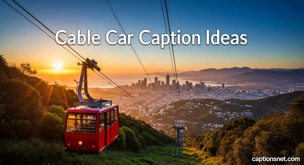 Cable Car Caption Ideas
