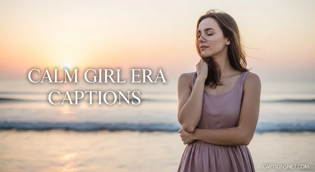 Calm Girl Era Captions