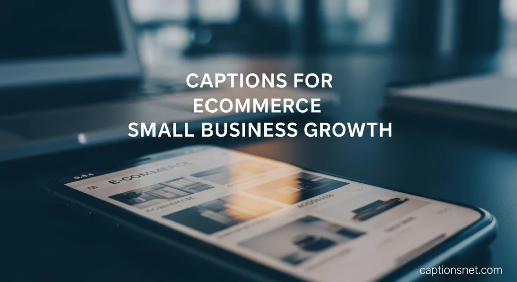Captions for Ecommerce Small Business Growth