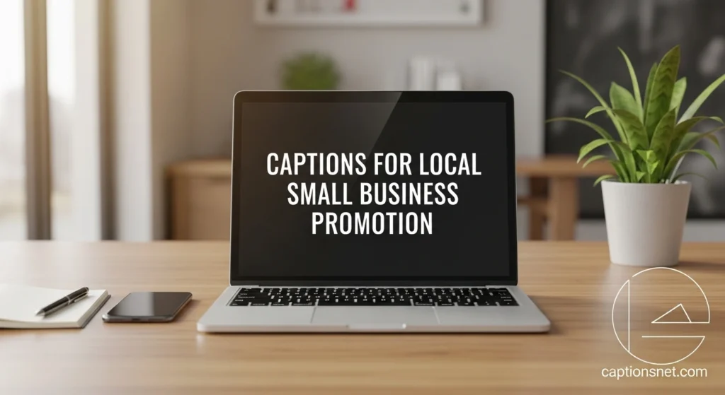 Captions for Local Small Business Promotion