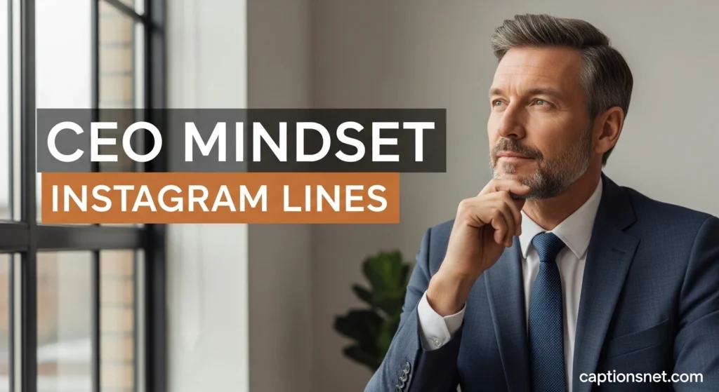 CEO Mindset Instagram Lines