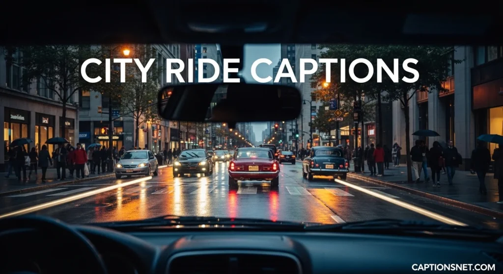 City Ride Captions