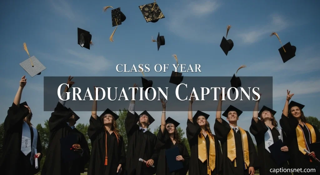 Class of Year Graduation Captions