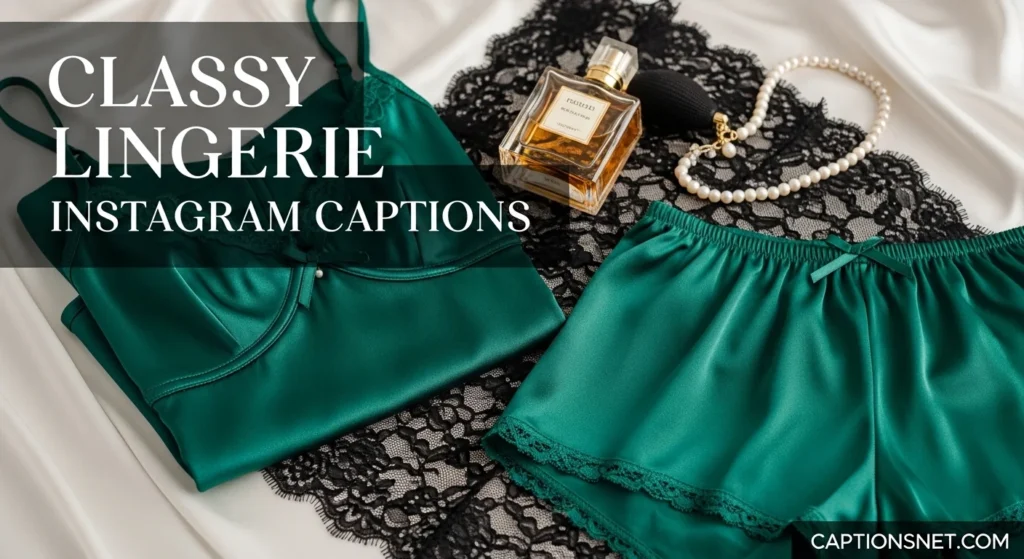 Classy Lingerie Instagram Captions