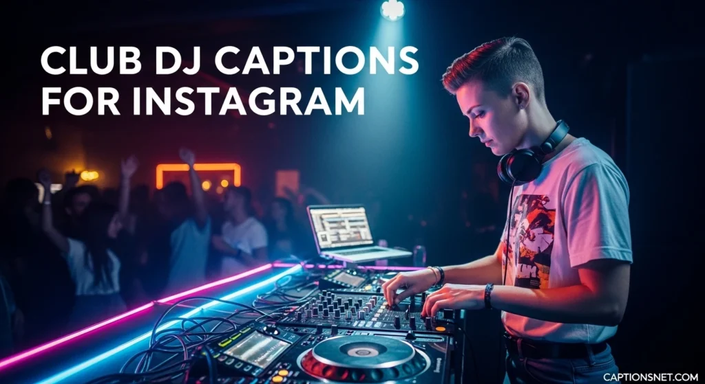 Club DJ Captions for Instagram