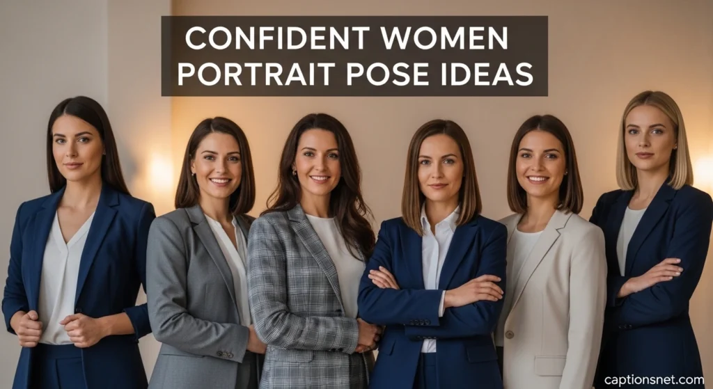Confident Women Portrait Pose Ideas