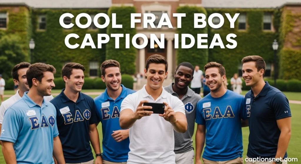 Cool Frat Boy Caption Ideas