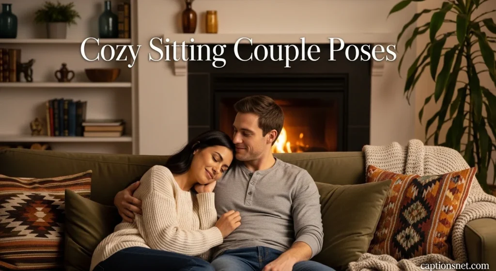 Cozy Sitting Couple Poses