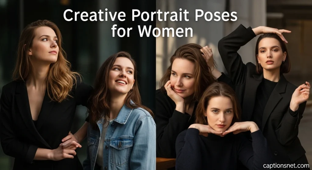 Creative Portrait Poses for Women