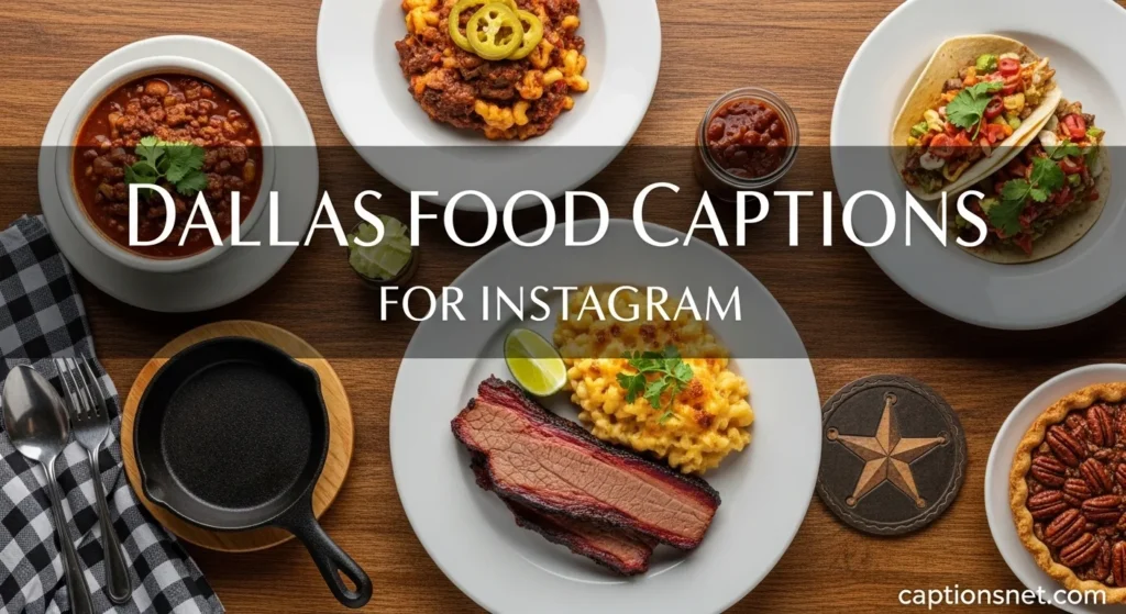 Dallas Food Captions For Instagram