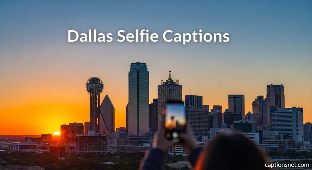 Dallas Selfie Captions