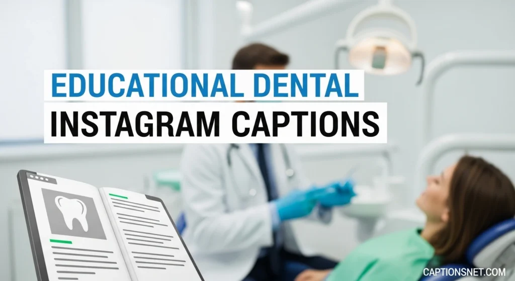 Educational Dental Instagram Captions