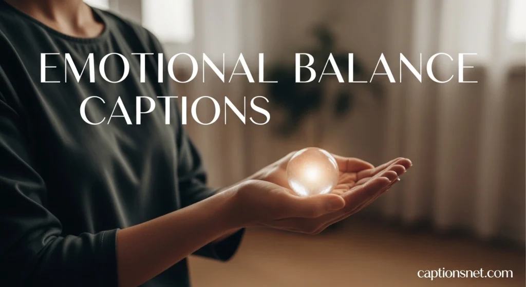 Emotional Balance Captions
