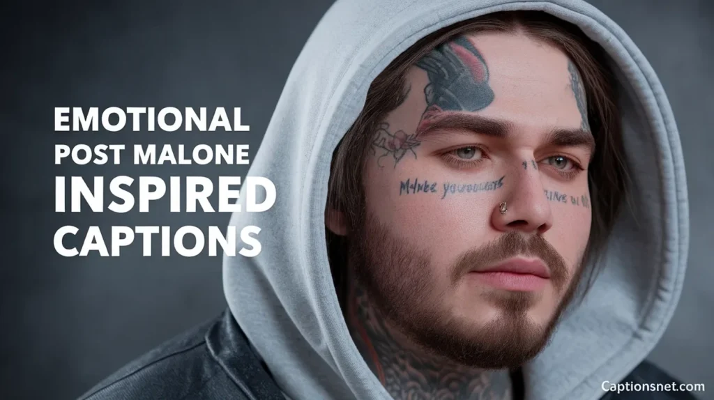 Emotional Post Malone Inspired Captions
