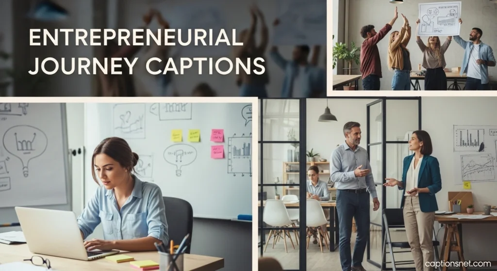 Entrepreneurial Journey Captions