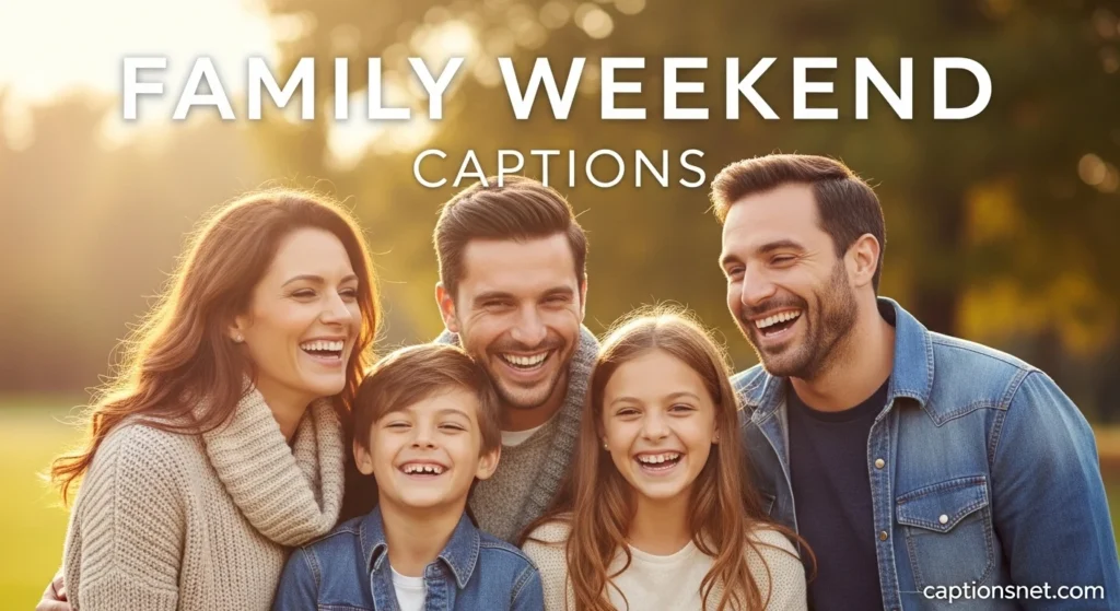 Family Weekend Captions
