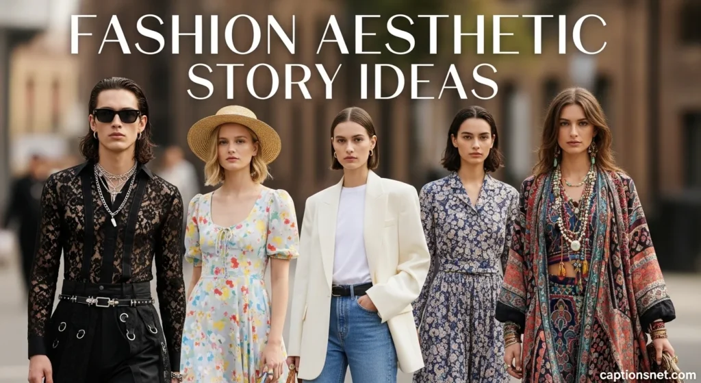 Fashion Aesthetic Story Ideas