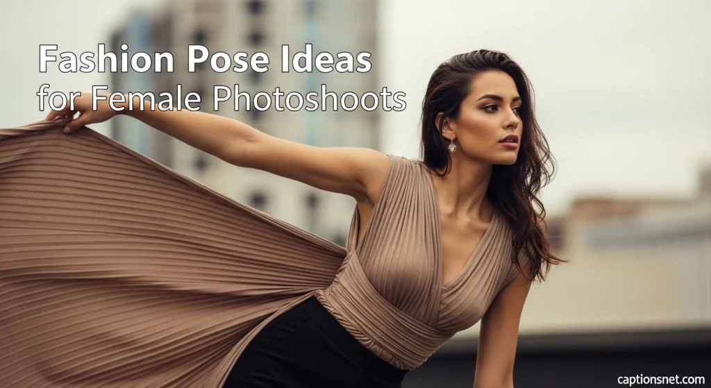 Fashion Pose Ideas for Female Photoshoots