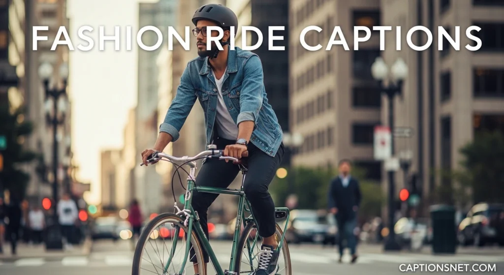 Fashion Ride Captions