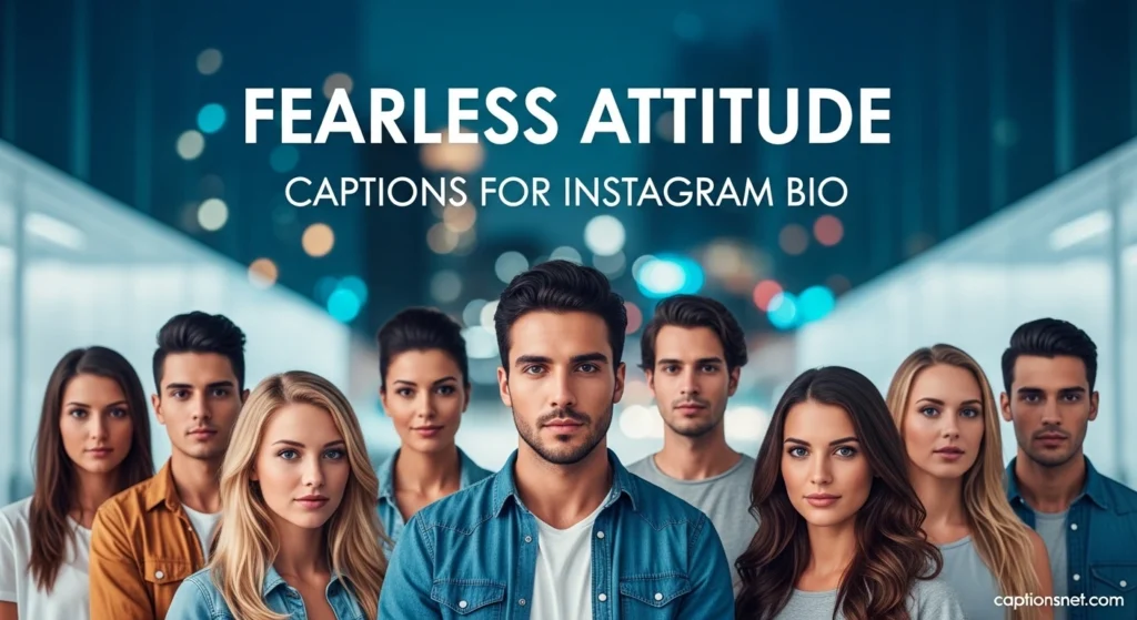 Fearless Attitude Captions for Instagram Bio