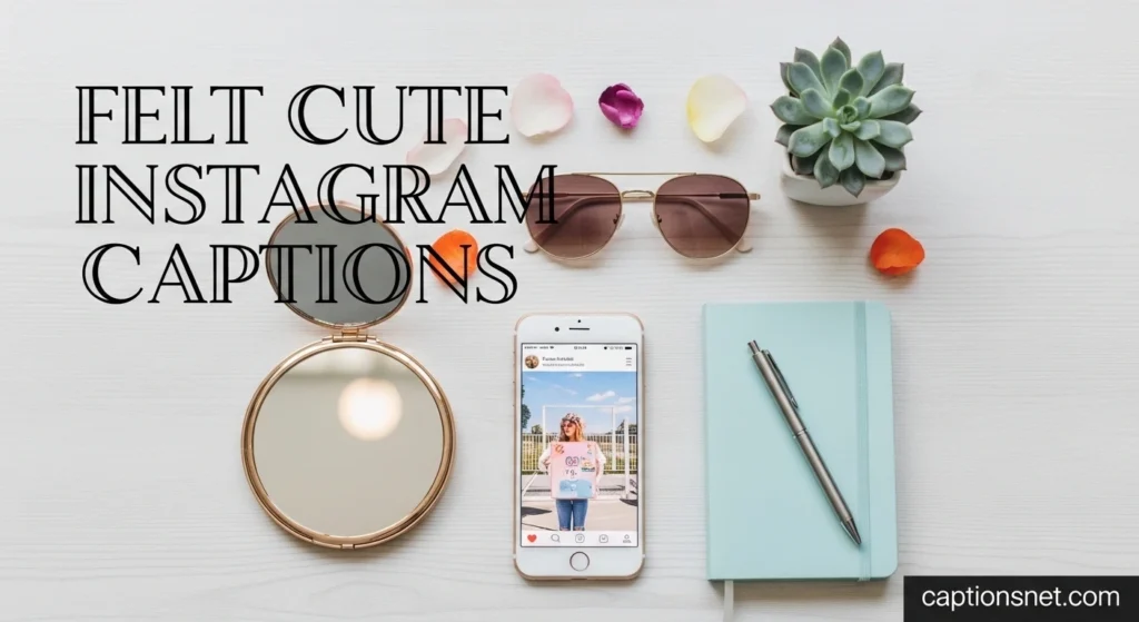 Felt Cute Instagram Captions