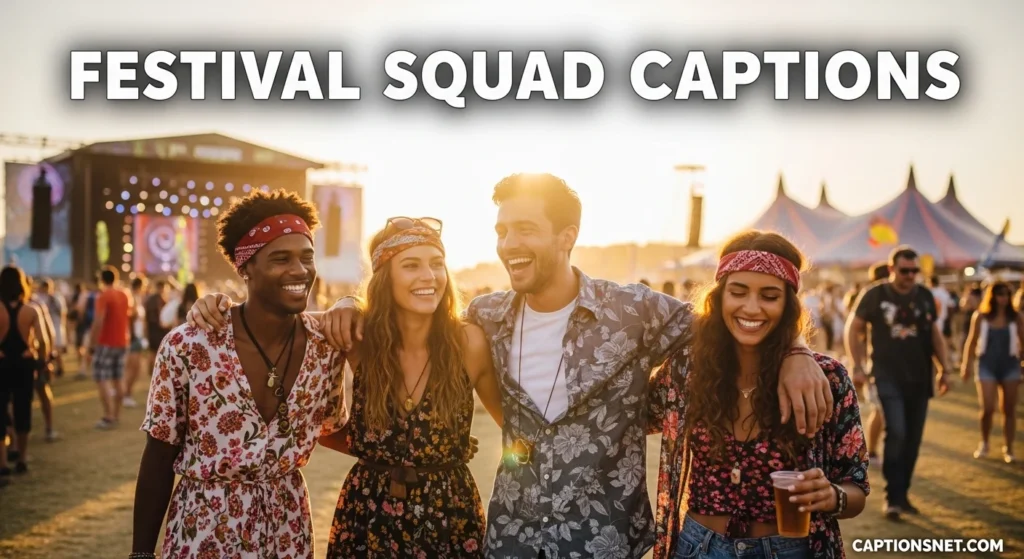 Festival Squad Captions