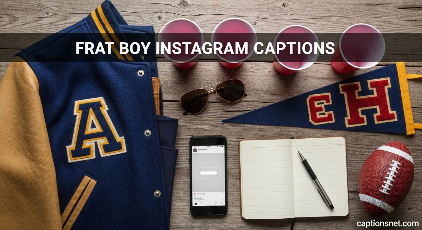 230+ Frat Boy Instagram Captions 2026 - Captions Net