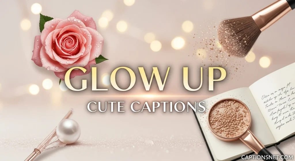 Glow Up Cute Captions
