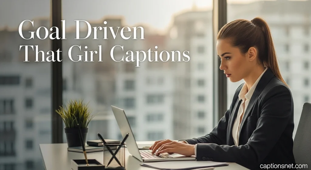 Goal Driven That Girl Captions