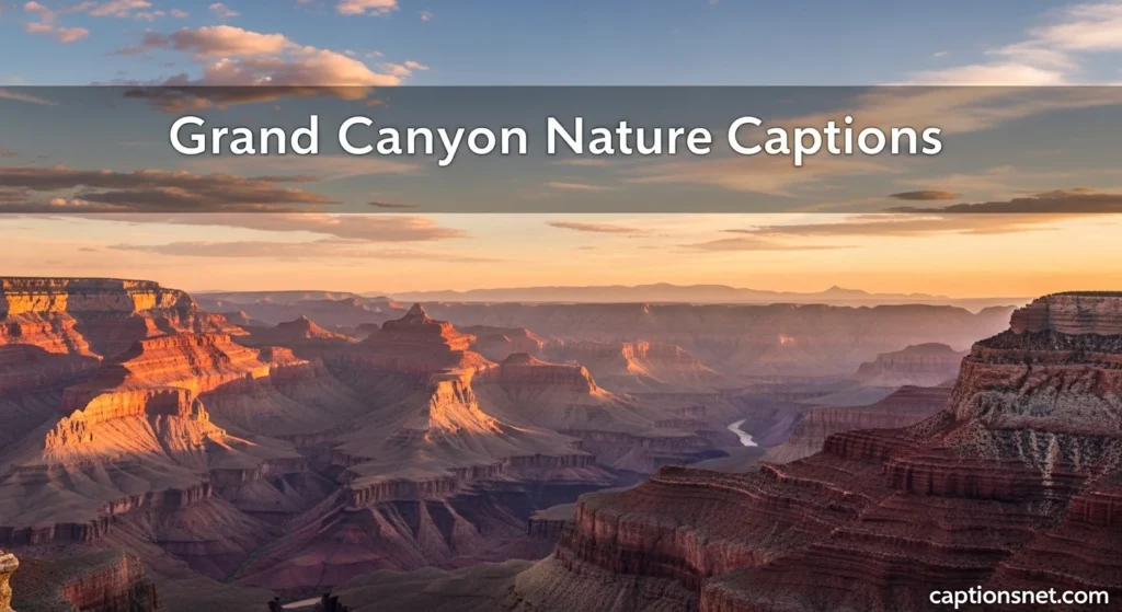 Grand Canyon Nature Captions