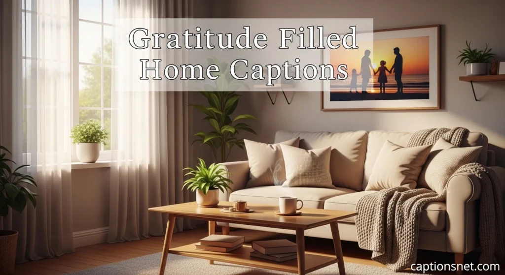 Gratitude Filled Home Captions